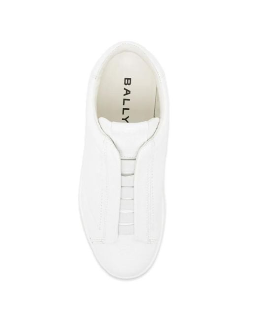 Bally White Romy Trainers