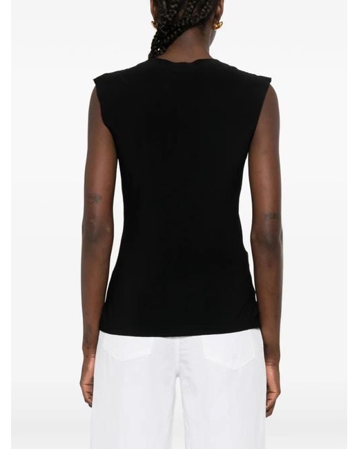 Norma Kamali Black Sleeveless Top