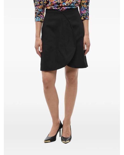 Stella McCartney Black Ariana Wrap Skirt