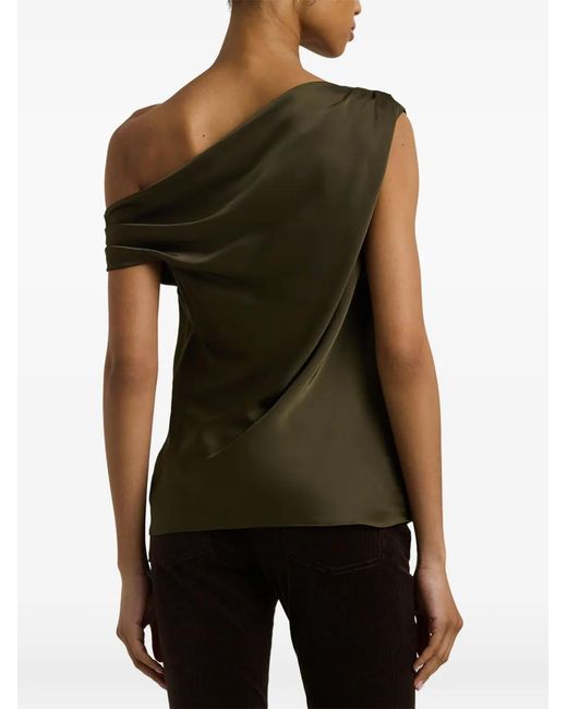 Ralph Lauren Gedrapeerde Top in het Green