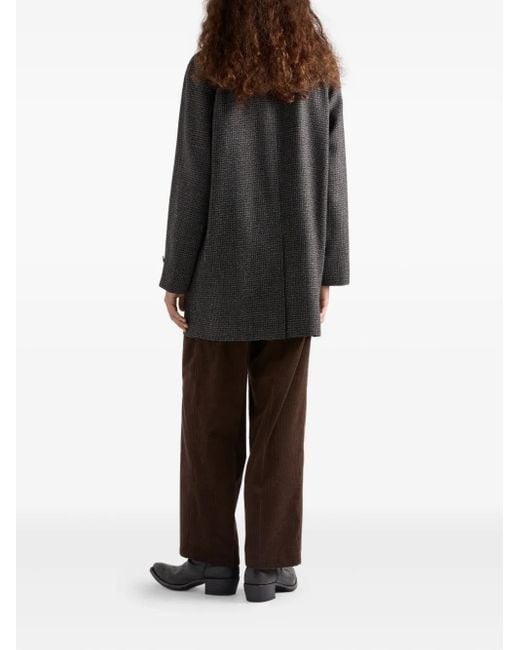メンズ Prada ストレート コーデュロイパンツ Brown