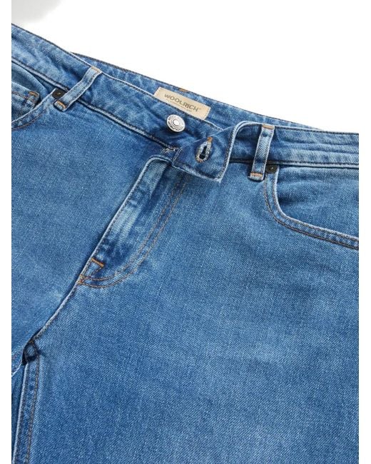 Woolrich Blue 5 Pockets Regular Jeans