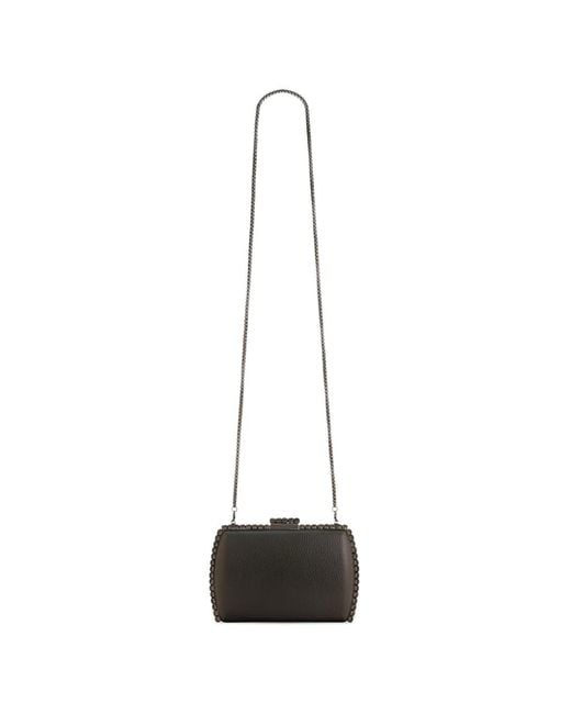 Gemy Maalouf White Leather Clutch Bag