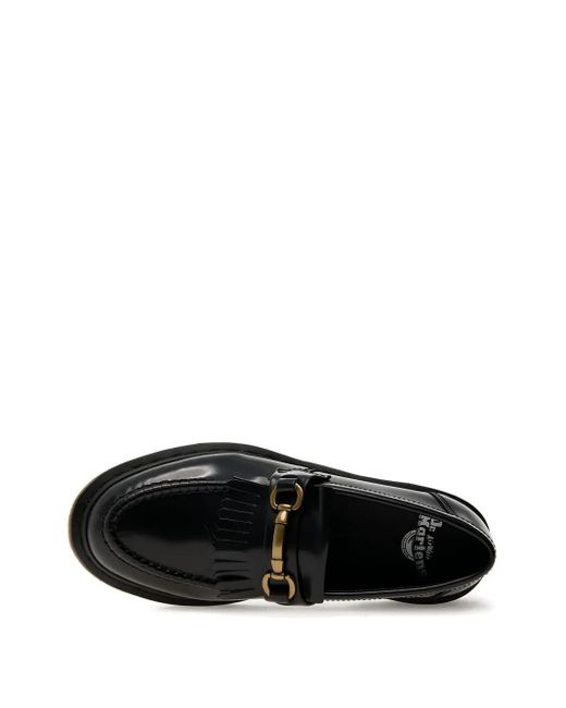 Dr. Martens Black Adrian Snaffle Tassel Loafers