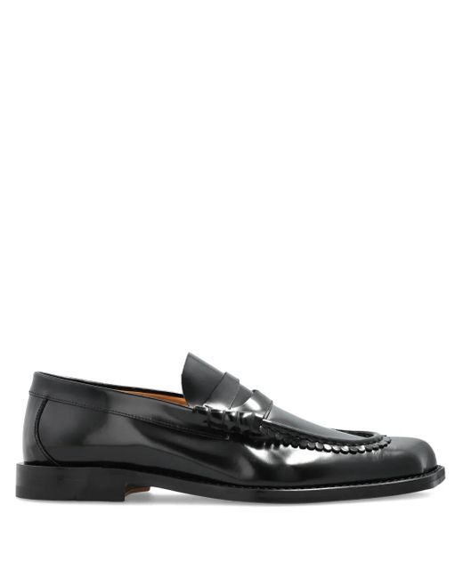 Vivienne Westwood Black Coin Leather Loafers