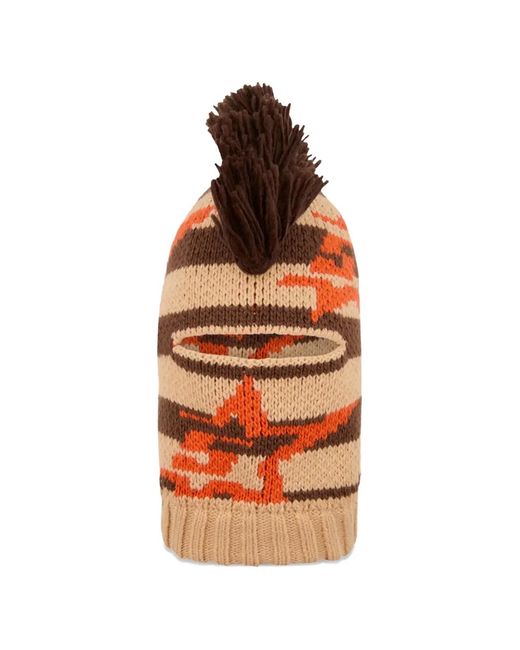 Sp5der Orange Mohawk Balaclava for men