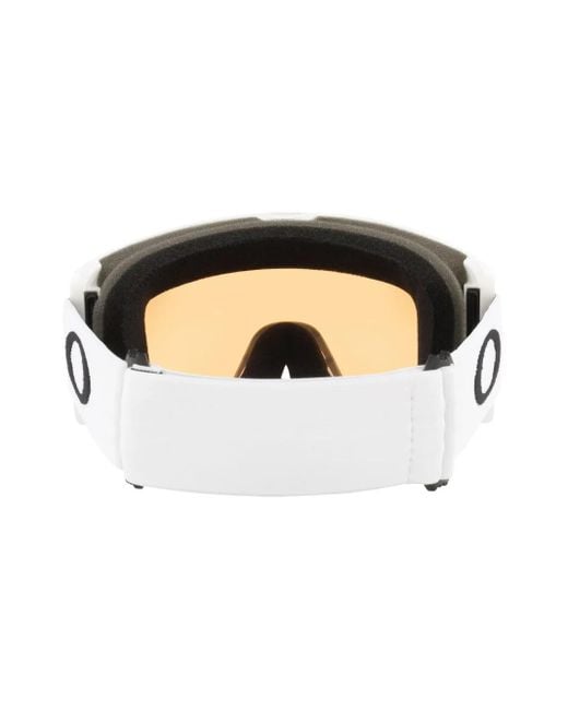 Oakley White Target Line M Snow Goggles for men