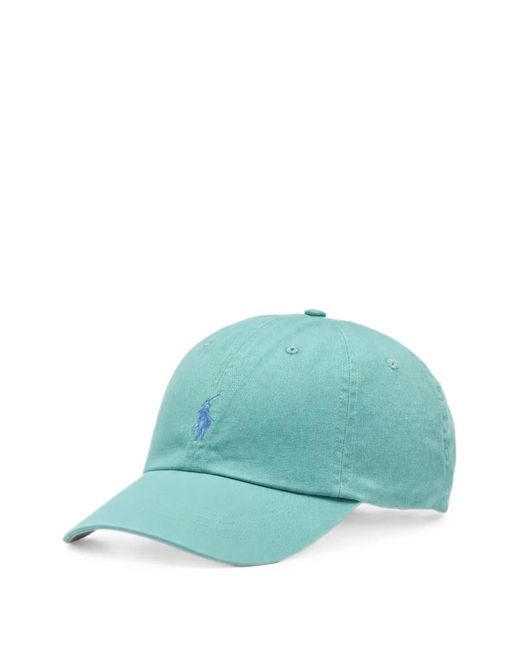 Ralph Lauren Green Logo-Embroidered Cotton Cap for men