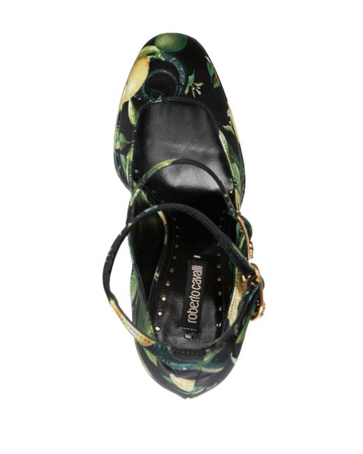 Zapatos con plataforma de 160 mm Roberto Cavalli de color Green