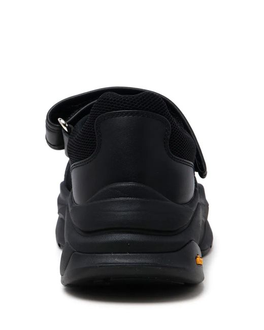 Y's Yohji Yamamoto Black Touch-Strap Sneakers