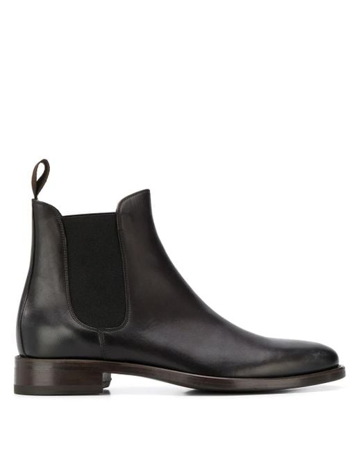 Scarosso Black Chelsea Boots for men