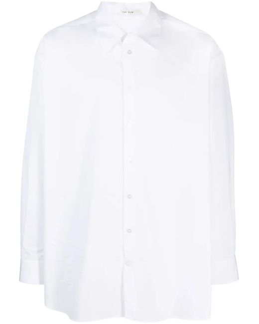 The Row Katoenen Overhemd in het White voor heren