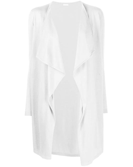 Malo White Waterfall Cardigan