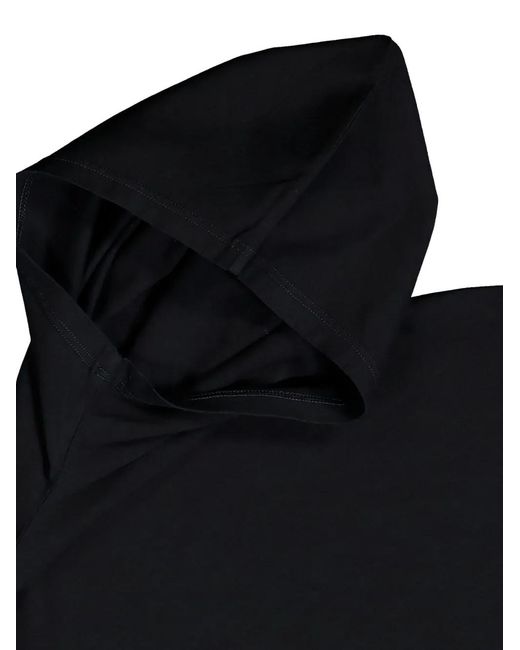 PROTOTYPES Black Logo-Print Hoodie