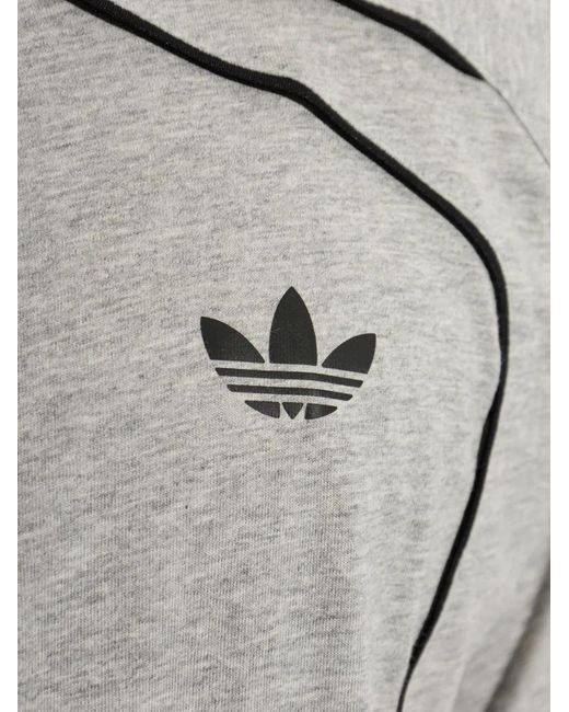 Adidas Gray T-Shirt With Logo for men