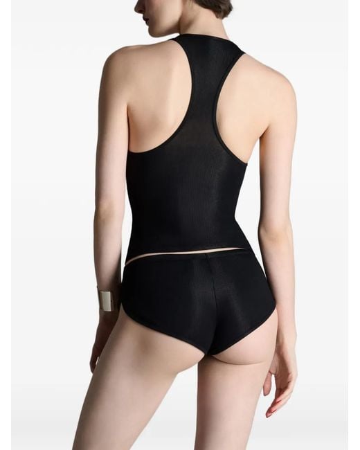 Maison Close Black La Femme Amazone Mini Shorts