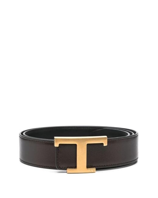 メンズ Tod's T Timeless ベルト Black