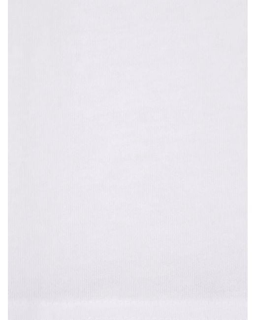 Maria Calderara White Graphic-Print T-Shirt