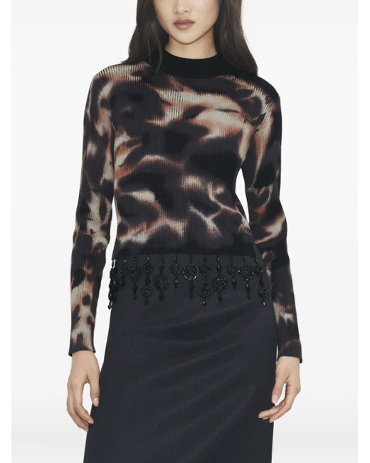 Tory Burch Black Embellished Cotton Top