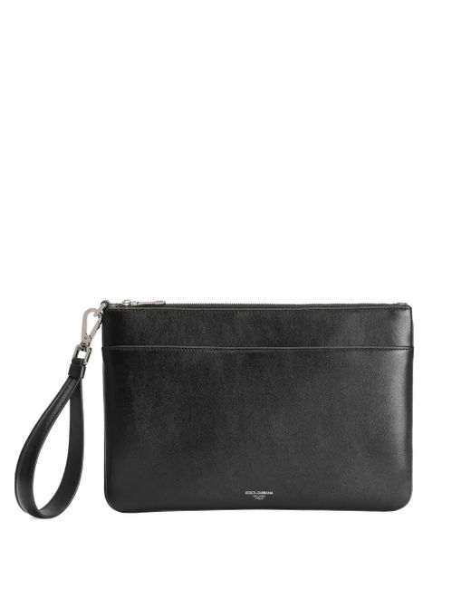 Dolce & Gabbana Clutch Mit Handgelenksriemen in Black für Herren