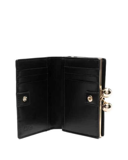 Furla Black Dots S Compact Wallet