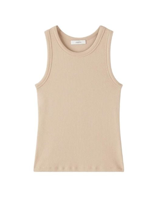 Joseph Natural Ribbed Tank Top