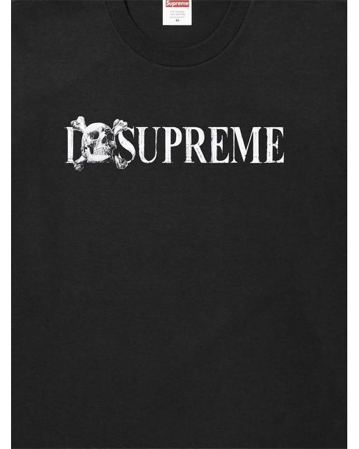 Supreme X Yohji Yamamoto Star Logo-Print T-Shirt in Black for Men