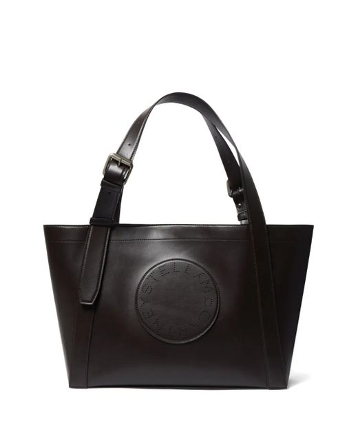 Stella McCartney Black Shopper Mit Stella-Logo