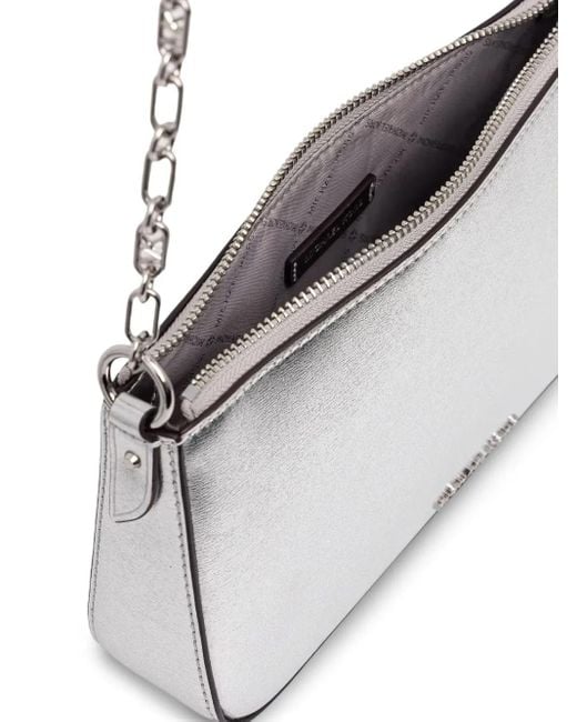 MICHAEL Michael Kors Schoudertas Met Metallic-Effect in het Gray