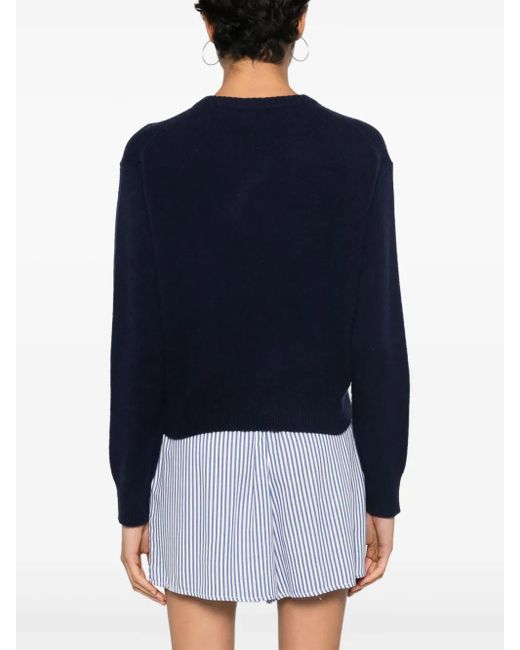 Polo Ralph Lauren Blue Polo Pony-Motif Sweater