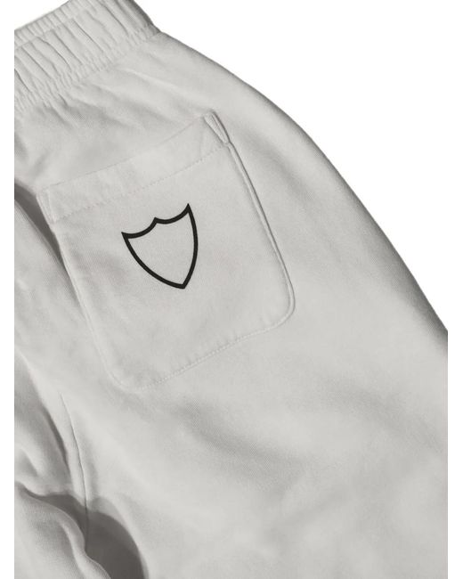 HTC White Shield-Logo Track Pants