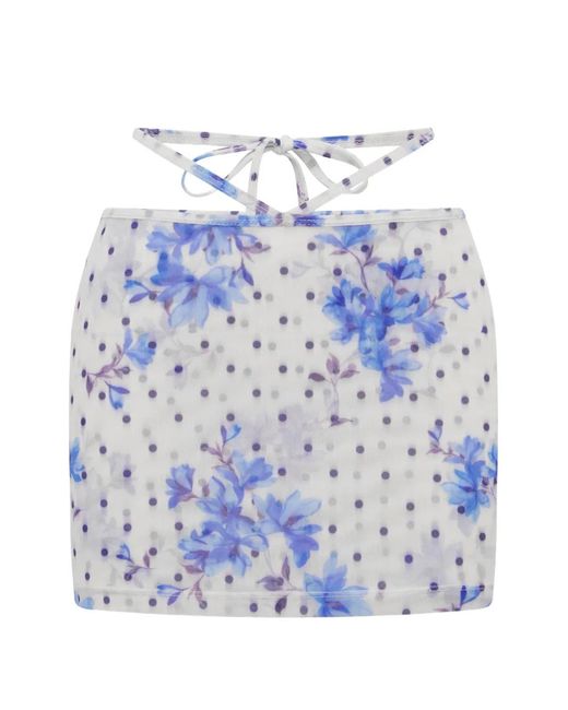 FAE SWIM Vela Mini-Rok in het Blue