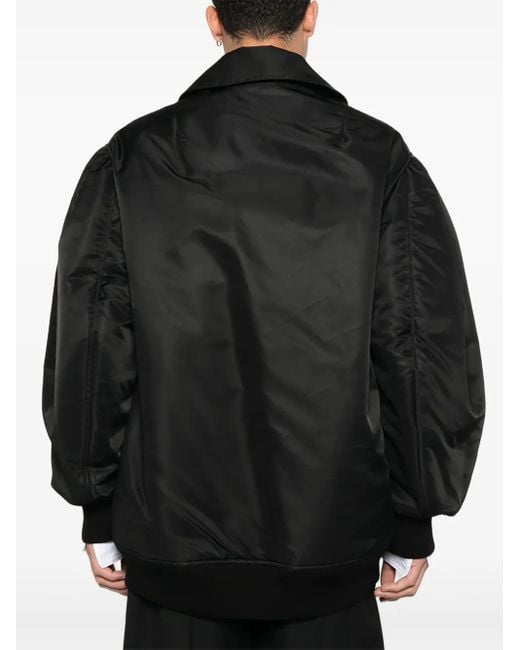 Chaqueta Bómber Con Detalles Simone Rocha de color Black