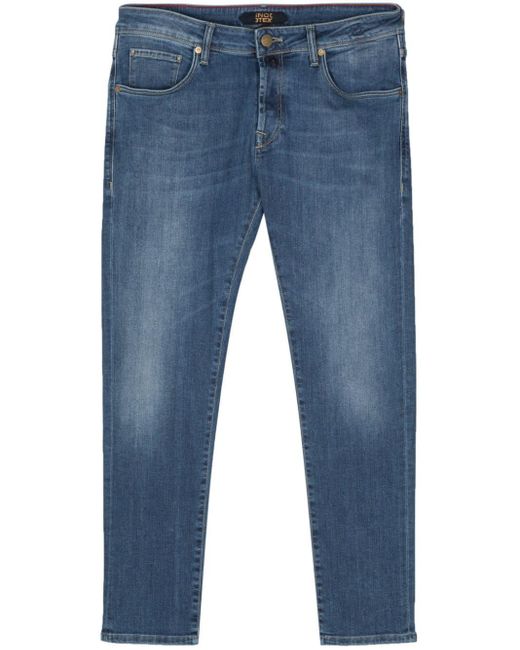 Jeans slim di Incotex in Blue da Uomo