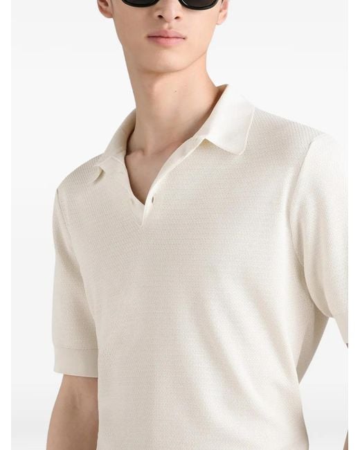 Dolce & Gabbana White Polo Shirt for men