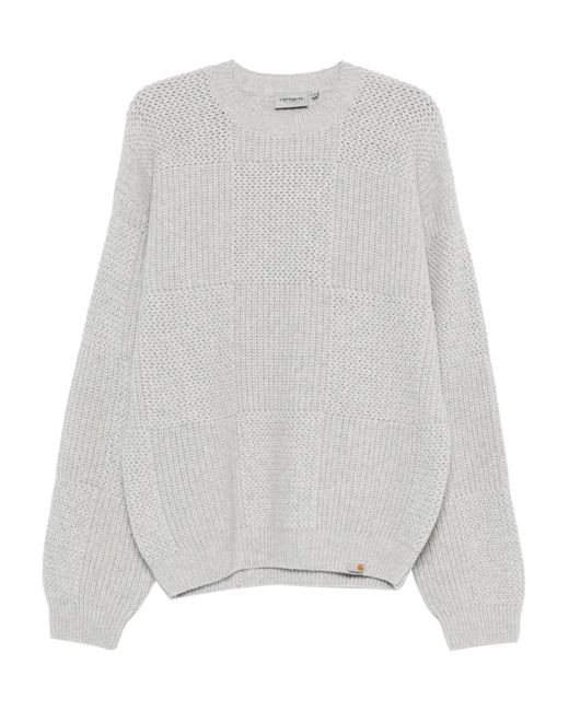 Pull À Design Texturé Carhartt pour homme en coloris Gray