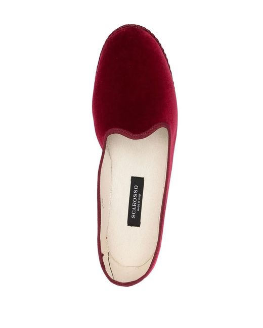 Chaussons À Design À Enfiler Scarosso pour homme en coloris Red