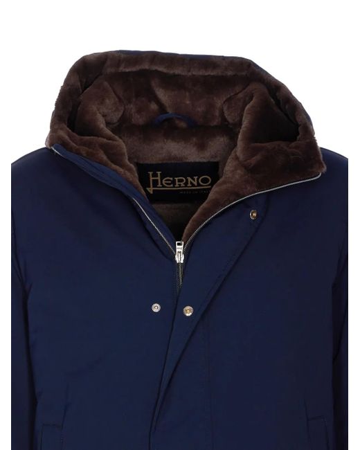 Parkas Herno pour homme en coloris Blue