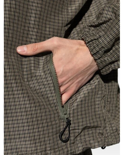 Comme des Garçons Brown Plaid-Pattern Jacket for men
