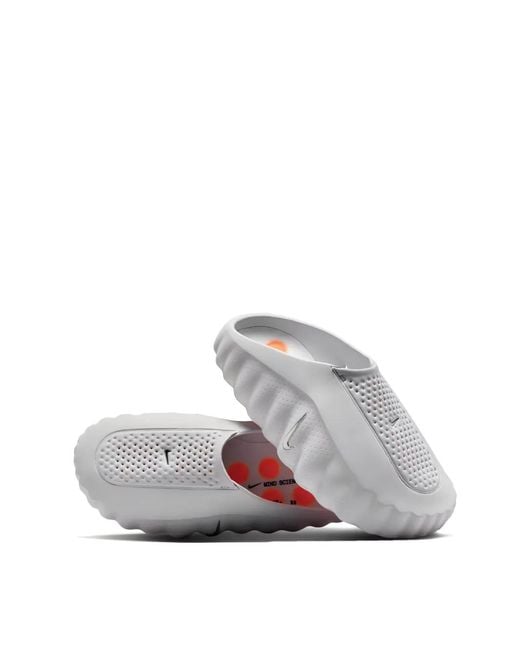 Nike White Mind 001 Perforated Slide Sneakers