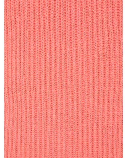Pinko Pink Logo-Patch Scarf
