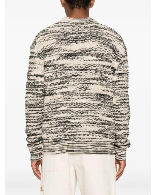 Axel Arigato Gray Crew Neck Sweater for men