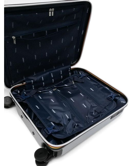 K-Way Gray Eudoxie Four-Wheel Suitcase