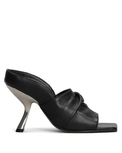 Mules Drappeggiate di Alchimia Di Ballin in Black