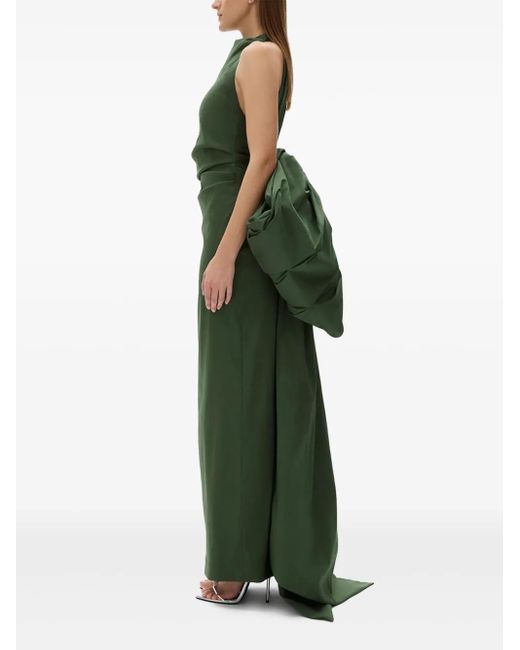 Rachel Gilbert Lottie イブニングドレス Green