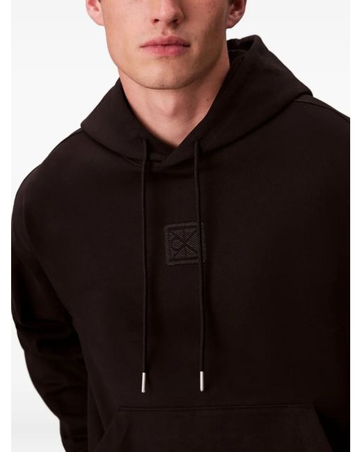 Calvin Klein Black Drawstring Hoodie for men