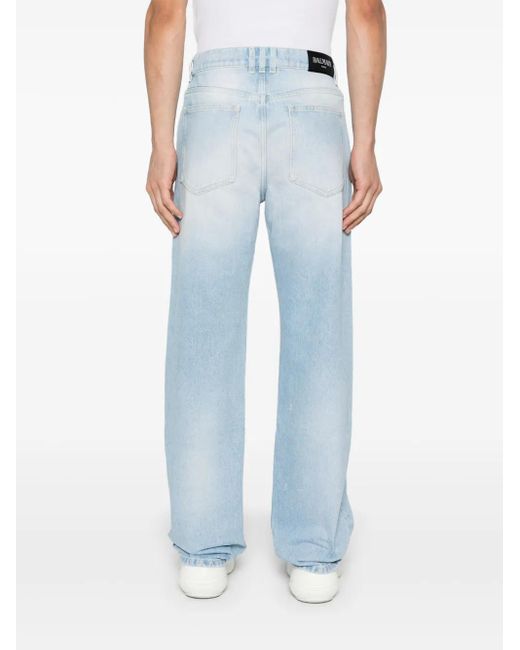 Balmain Blue Trousers for men