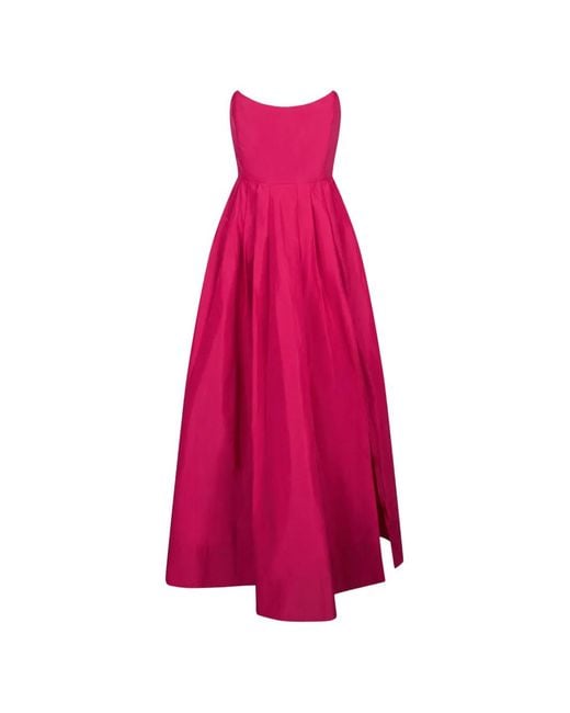 Liu Jo Pink Long Taffeta Dress