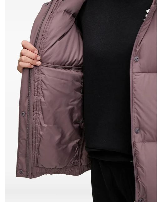 PUMA Purple Hooded Puffer Jacket