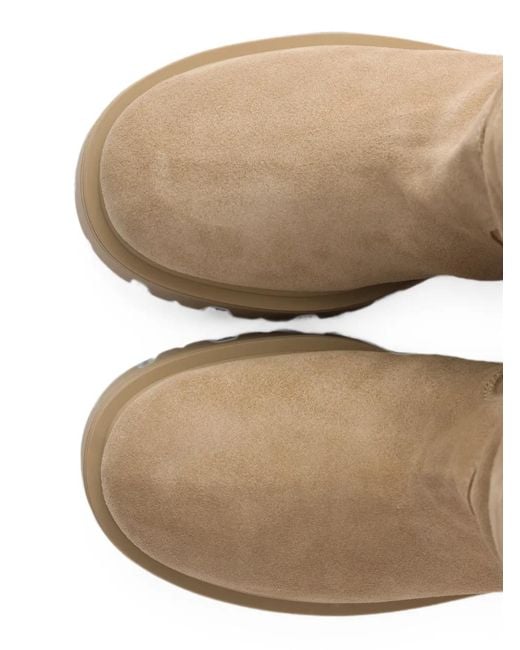 Prada Natural Suede Boots